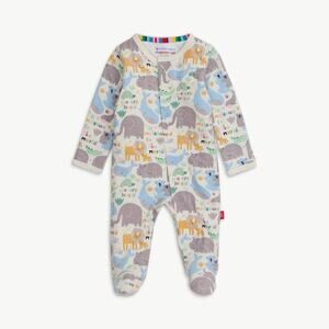 Magnetic me organic cotton footie - little loving